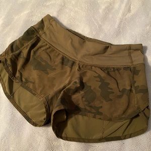 Lululemon speed shorts